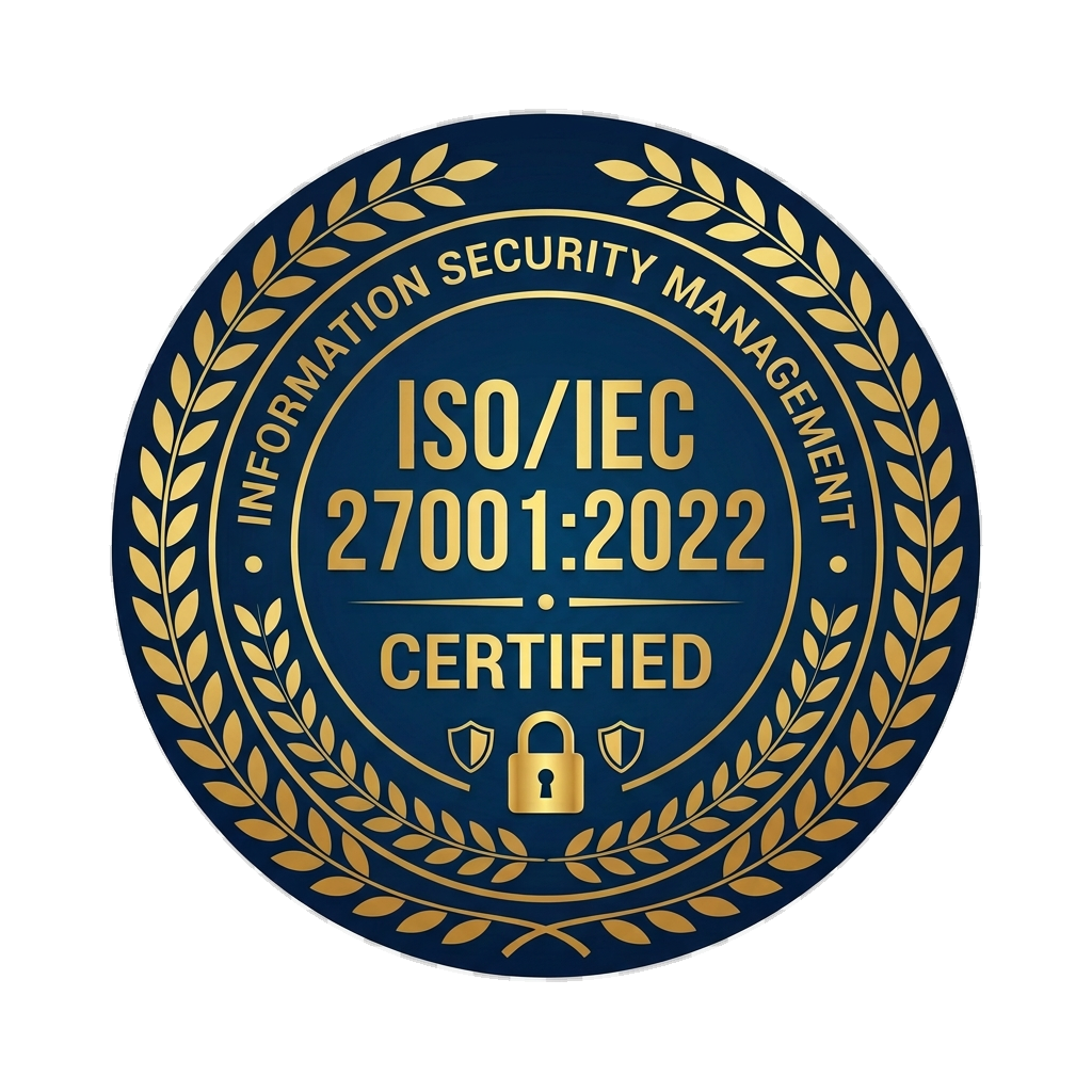 ISO/IEC 27001:2022 Certified - Information Security Management