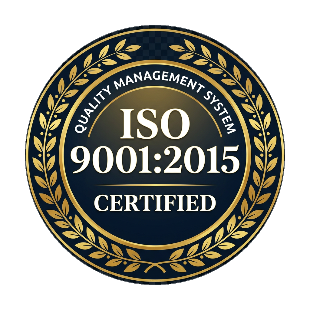 ISO 9001:2015 Certified - Quality Management System